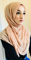 Hafsah Crinkle Hijab Gold