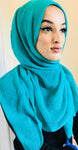 Hafsah Crinkle Hijab Green