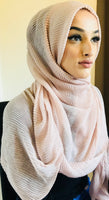 Hafsah Crinkle Hijab Ivory