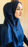 Saba Silk Hijab Navy