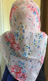 Aisha Floral Hijab Pink