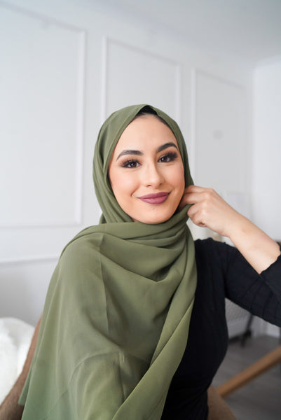 Chiffon Hijab Khaki