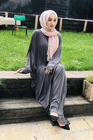 Batwing Abaya Grey