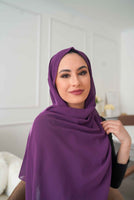 Chiffon Hijab Purple