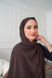 Chiffon Hijab Brown