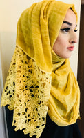 Farah Crochet Hijab Mustard